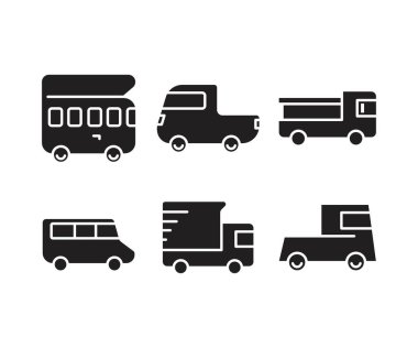 araba ve ulaşım simgeleri ayarlandı