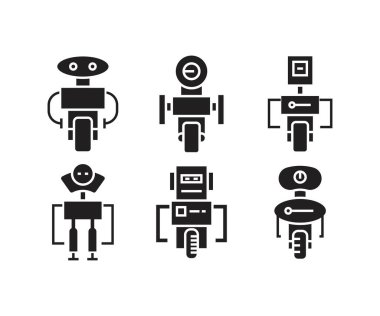 robot karakter simgeleri ayarlandı