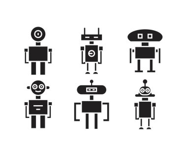 robot karakter simgeleri ayarlandı