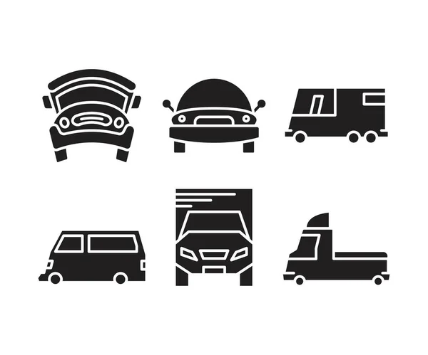 Εικόνες Αυτοκινήτων Και Μεταφορών Που Διανυσματική Απεικόνιση — Διανυσματικό Αρχείο
