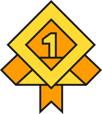 Bir Numaralı Rozet Ödülü Simge İllüstrasyonu