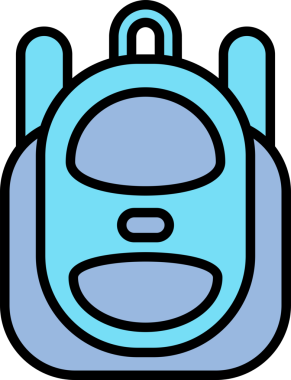 Sırt çantası ve Sırt çantası Simgesi ResmiComment