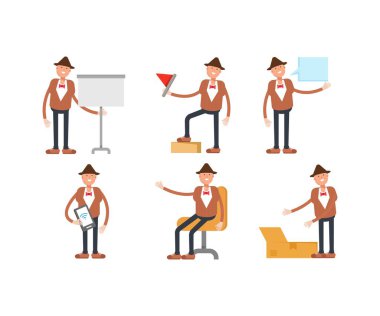 Smokinli adam farklı pozlarda poz veriyor.