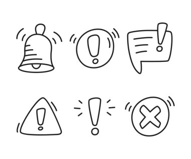 bildirim ve uyarı simgeleri ayarlandı