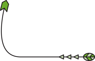 Dekoratif Ok Sembol İllüstrasyonu