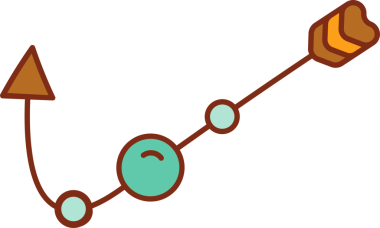 Dekoratif Ok Sembol İllüstrasyonu