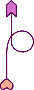 Dekoratif Ok Sembol İllüstrasyonu