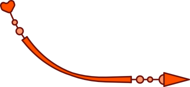 Dekoratif Ok Sembol İllüstrasyonu