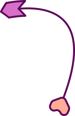 Dekoratif Ok Sembol İllüstrasyonu