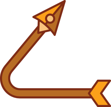 Dekoratif Ok Sembol İllüstrasyonu