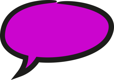 Çizgi Roman Konuşma Baloncuğu İllüstrasyonu