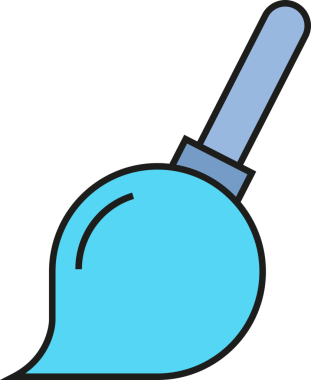 Temizlik fırça simge tasarlamak