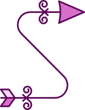 Dekoratif Ok Sembol İllüstrasyonu