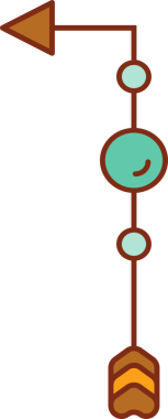 Dekoratif Ok Sembol İllüstrasyonu