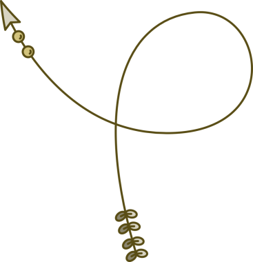 Dekoratif Ok Sembol İllüstrasyonu