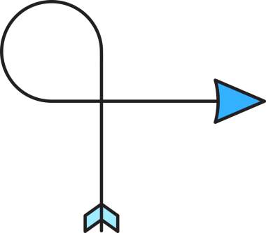 Dekoratif Ok Sembol İllüstrasyonu