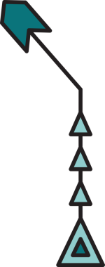 Dekoratif Ok Sembol İllüstrasyonu