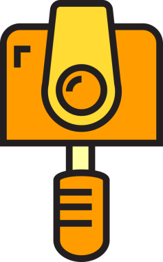 Selfie Çubuğu Simgesinde Kamera