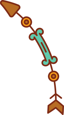 Dekoratif Ok Sembol İllüstrasyonu