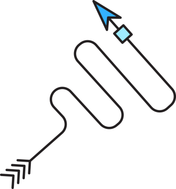 Dekoratif Ok Sembol İllüstrasyonu