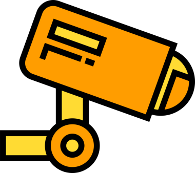 Güvenlik kamera simge tasarlamak