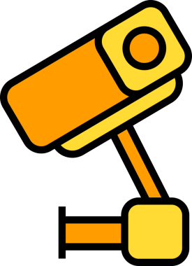 Güvenlik kamera simge tasarlamak