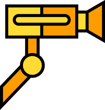 Güvenlik kamera simge tasarlamak