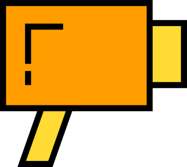 Güvenlik kamera simge tasarlamak