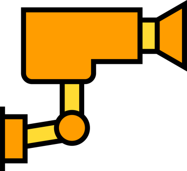 Güvenlik kamera simge tasarlamak