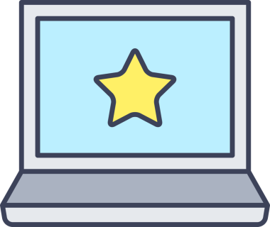 Dizüstü ve Yıldız Simgesi