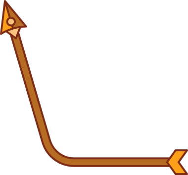 Dekoratif Ok Sembol İllüstrasyonu