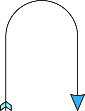 Dekoratif Ok Sembol İllüstrasyonu