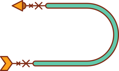 Dekoratif Ok Sembol İllüstrasyonu