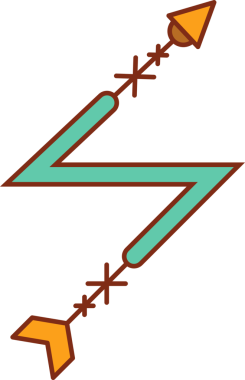 Dekoratif Ok Sembol İllüstrasyonu