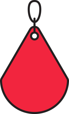 Kırmızı Hediye Etiketi