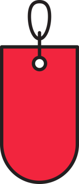 Kırmızı Hediye Etiketi