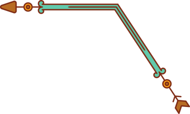 Rustic Arrow Sembol İllüstrasyonu