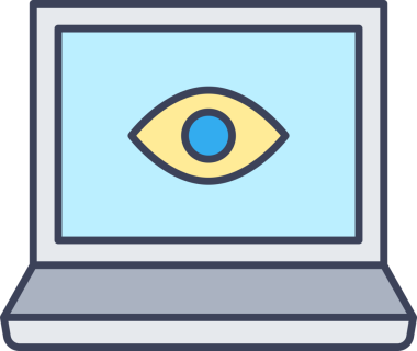 Laptop ve Görünüm Simgesi