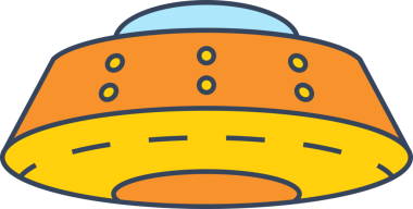 Ufo Simge İllüstrasyon Clipart