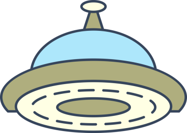 Ufo Simge İllüstrasyon Clipart