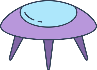 Ufo Simge İllüstrasyon Clipart