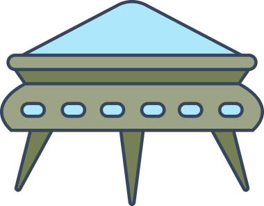 Ufo Simge İllüstrasyon Clipart