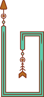 Dekoratif Ok Çizimi Clipart