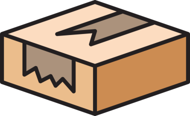 Karton Kutu Simgesi Clipart