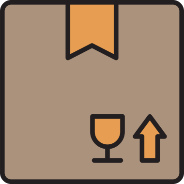 Karton Kutu Simgesi Clipart