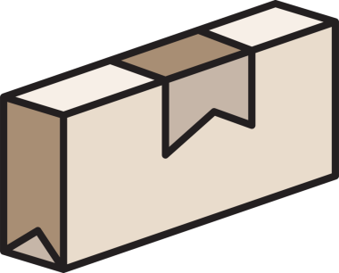 Karton Kutu Simgesi Clipart