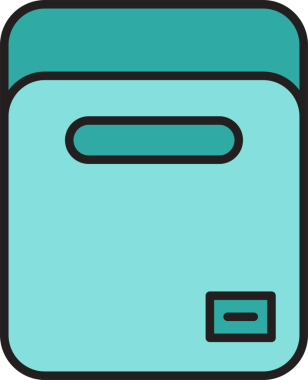 Karton Kutu Simgesi Clipart