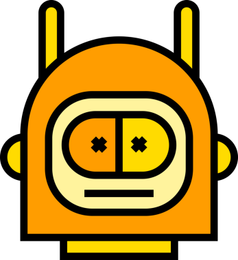 Robot Başı Avatar Clipart