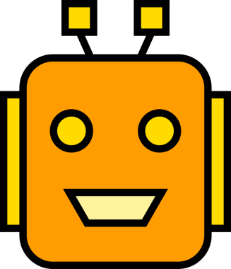 Robot Başı Avatar Clipart