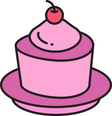 Pudding Pasta Simgesi Clipart